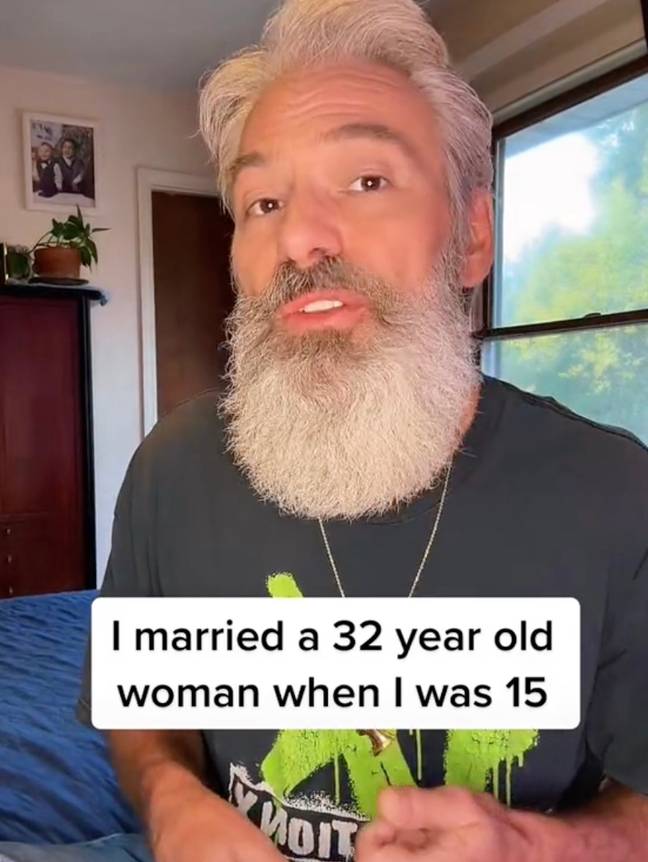Chazonator married a mother-of-two when he was a teenager. Credit: chazonator/TikTok