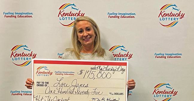 Lori at first was disappointed to lose her TJ Maxx voucher... but not for long! Credit: Kentucky Lottery