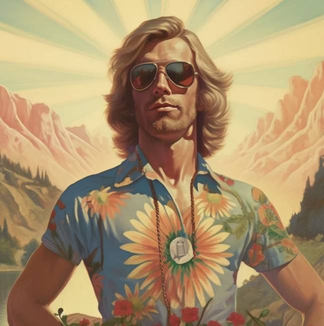 It's all about flower power in California. Credit: Reddit/@ u/NeutronicTachyon