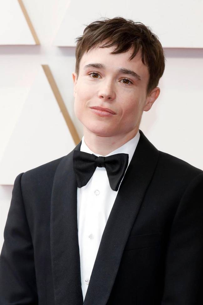 Elliot Page at this year's Academy Awards. Credit: Alamy