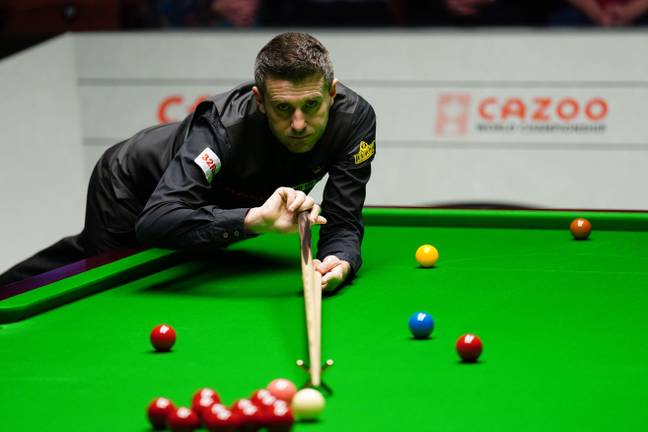 Selby plays a shot in the final. Image: Alamy