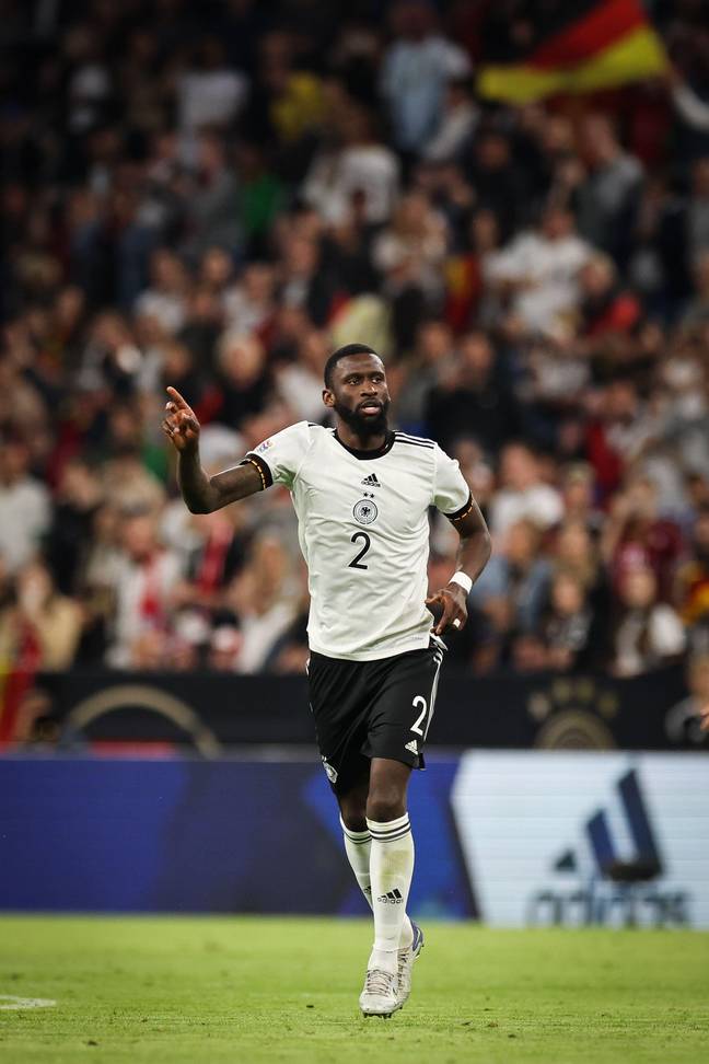 Germany's Antonio Rüdiger in action. (Alamy)