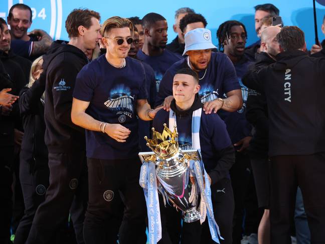Foden is used to lifting the league trophy despite his age. Image: PA Images