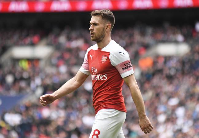 Ramsey during his time at Arsenal. (Image Credit: Alamy)