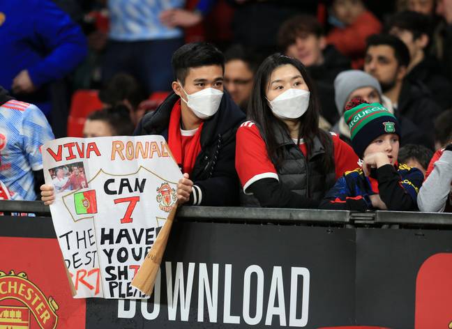 A growing number of fans are bringing signs to stadiums asking for shirts (Image: Alamy)
