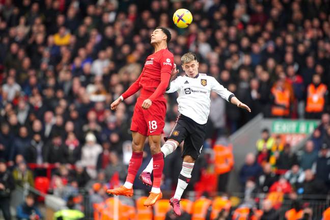 Paul Scholes was not happy with Manchester United defender Lisandro Martinez’s “criminal” mistake against Liverpool. Credit: Alamy