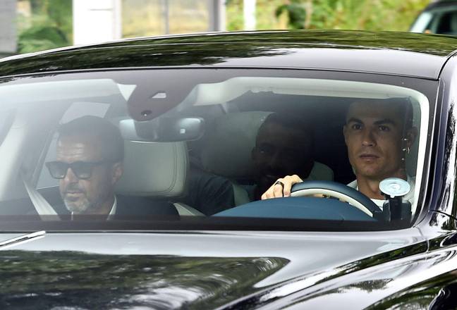Ronaldo returned to United on Tuesday to hold crisis talks with the club (Image: Alamy)
