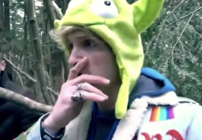Paul was criticised around the world for filming a suicide victim for a YouTube video. (Image: YouTube/Logan Paul)