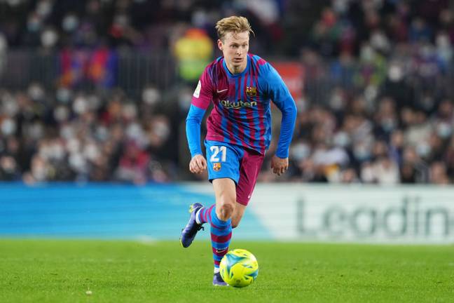 De Jong has also been linked with a Barca exit. Image: PA Images