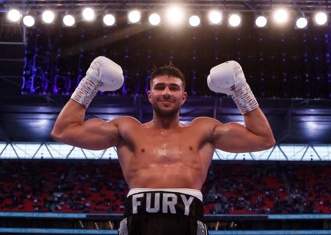 Tommy Fury in action. Image: Alamy