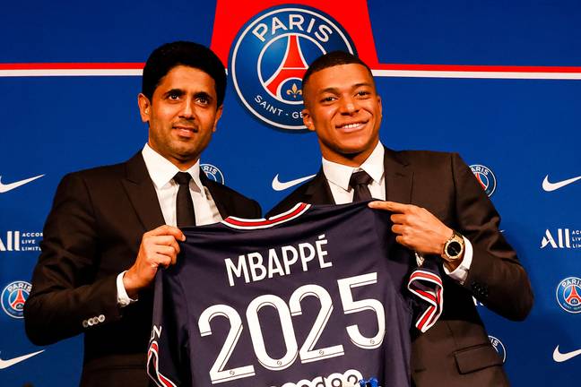 Mbappe only signed a new deal four months ago. Image: Alamy