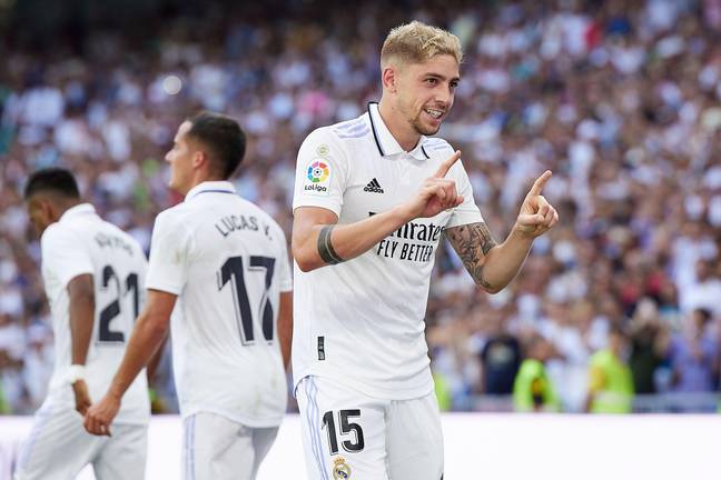 Valverde Rasmi Uruguay star Federico Valverde produced one of the most powerful shots ...