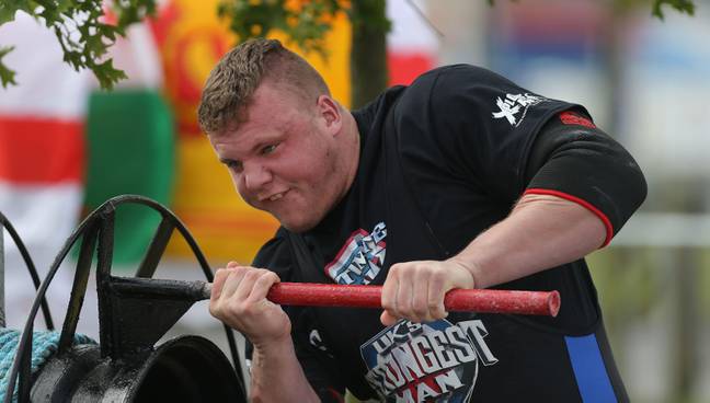 Current World's Strongest Man Tom Stoltman. Credit: Alamy