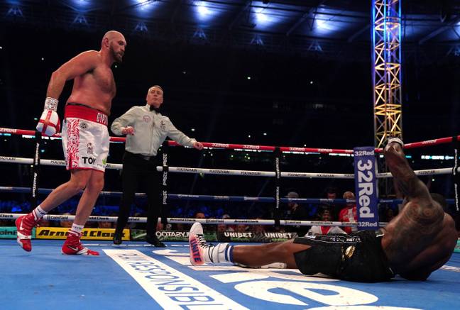 Fury announced his retirement after beating Whyte at Wembley (Image: PA)