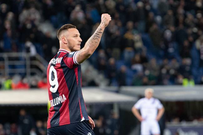 United have had a bid rejected for Bologna striker Arnautovic (Image: Alamy)