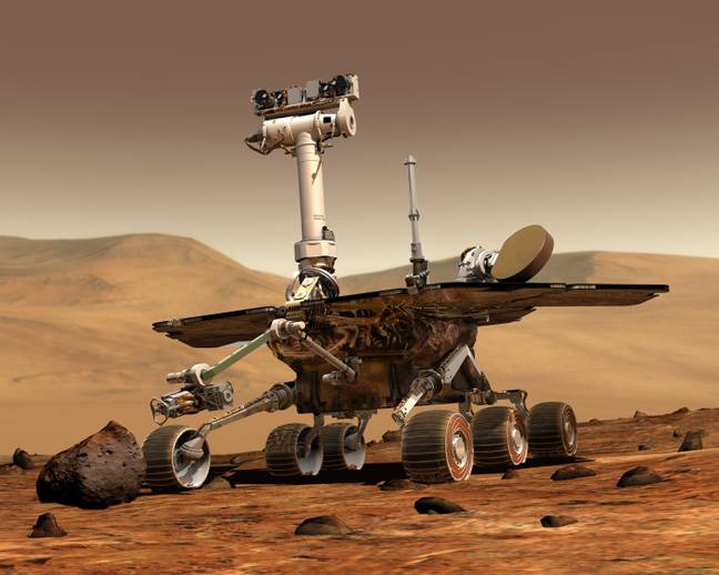 A rover on Mars. Credit: Pixabay