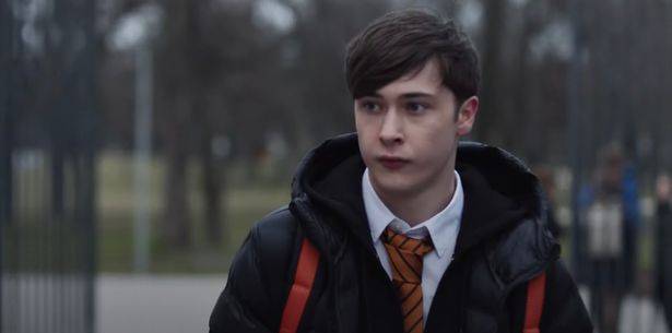 Samuel Bottomley plays student Kyle. Credit: Channel 5