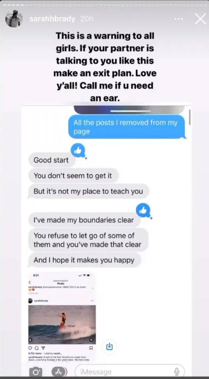 Credit: Instagram/Sarah Brady