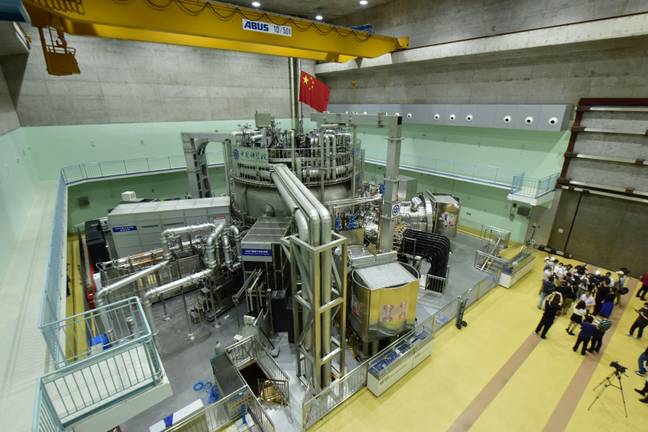 The real 'artificial sun' is in China, not space... Credit: Alamy