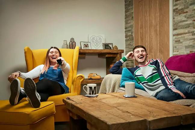 Pete and Sophie are often drinking something on Gogglebox, but it won't be alcohol. Credit: Channel 4