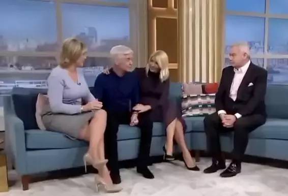 Eamonn Holmes was formerly a presenter on This Morning at the same time as Phillip Schofield and Holly Willoughby. Credit: ITV 