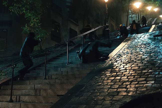 There's one particular scene on the stairs that audiences have been loving. Credit: Lionsgate