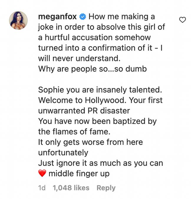 Fox stuck up for Lloyd after she was accused of having a relationship with Kelly. Credit: @sophieguitar_/Instagram