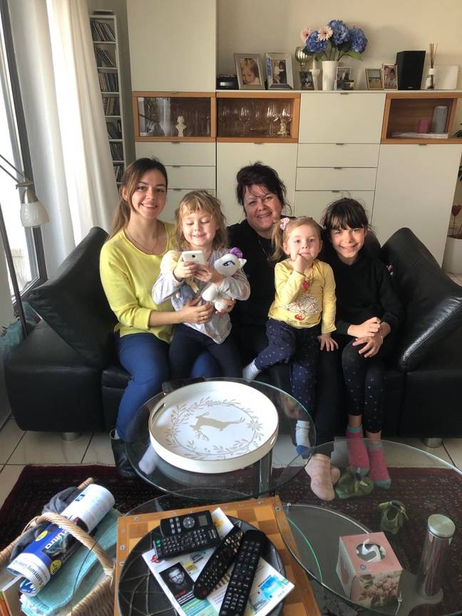 Julia and her family are now living in Germany. Credit: Supplied 