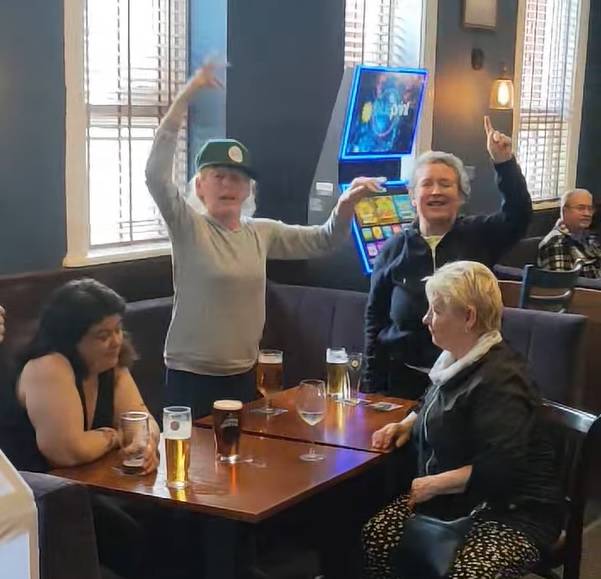 Living proof that you don't need to get out of your booth to tear up the dance floor. Credit: Chestergate Pub Stockport/Facebook