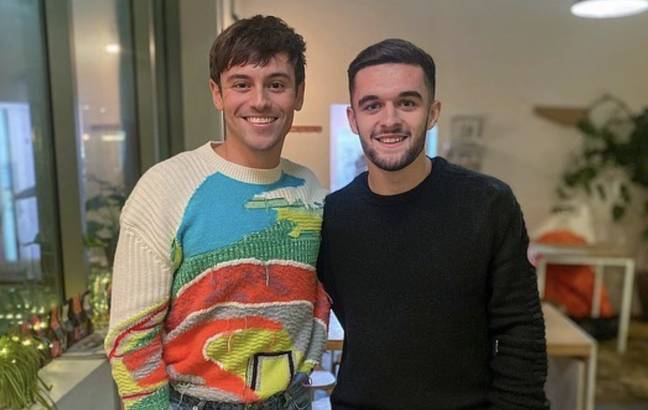 Jake Daniels has previously said diver Tom Daley was one of several sports starts who inspired him to come out. Credit: Instagram/@officialjakedaniels