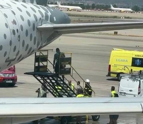 The plane was due to travel from Barcelona to Birmingham. Credit: Andrew Benion