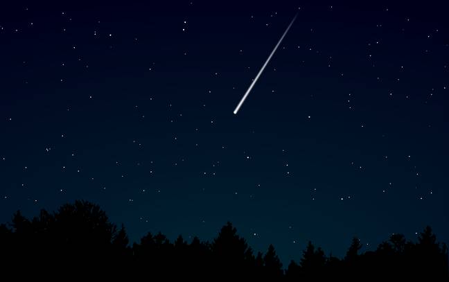 The TikToker claims the meteor will carry alien species. Credit: Pixabay