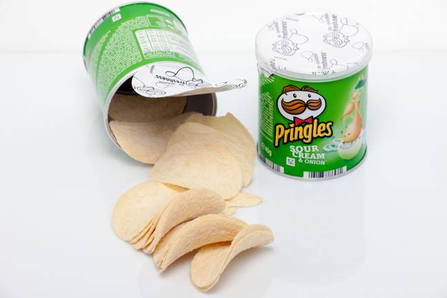Have the green Pringles always been called 'Sour Cream and Onion'? Credit: WSR/ Alamy Stock Photo