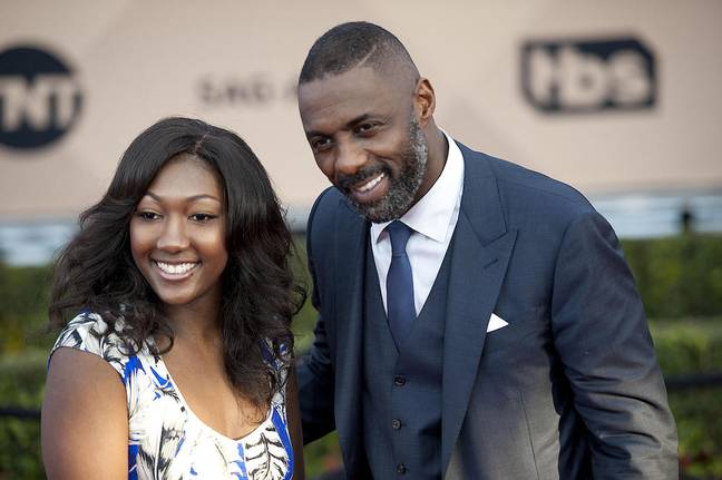 Idris says his daughter Isan is a fantastic actor and storyteller. Credit: Tribune Content Agency LLC/Alamy Stock Photo