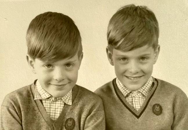 The twins when they were younger. Credit: SWNS