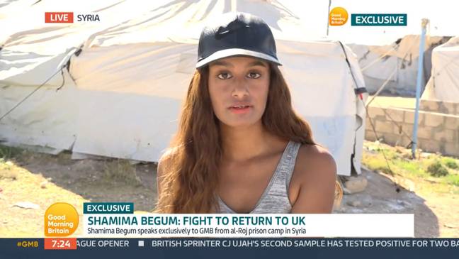 Begum believes the public are angry at ISIS, not her. Credit: ITV / Good Morning Britain
