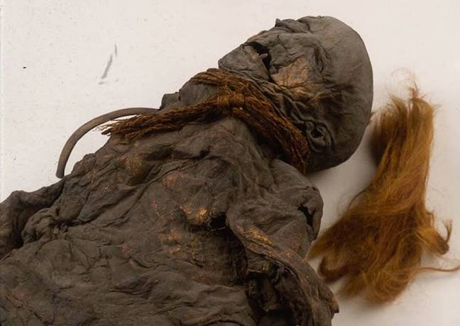 The preserved body of the girl. Credit: Wikimedia Commons