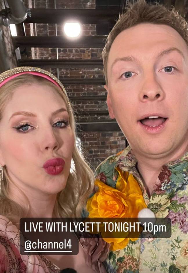 Katherine was due to appear on the first episode of Joe Lycett's new show. Credit: Instagram/@kathbum