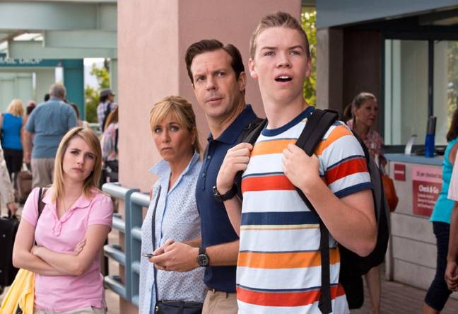 Poulter made a name for himself playing geeky teen Kenny in We’re the Millers. Credit: New Line Cinema
