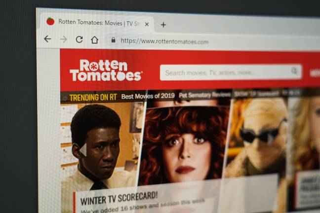 The website Rotten Tomatoes has been around since 1998. Credit: digitallife / Alamy Stock Photo 