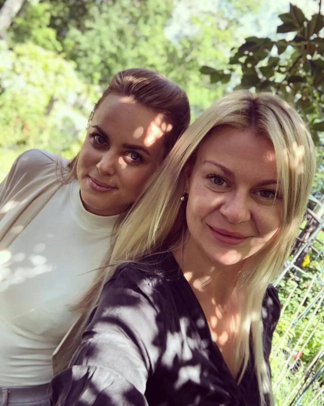 Cecilie Fjellhøy (pictured with Pernilla Sjoholm) is thought to have joined Celebs Go Dating. Credit: Instagram/@cecilie_