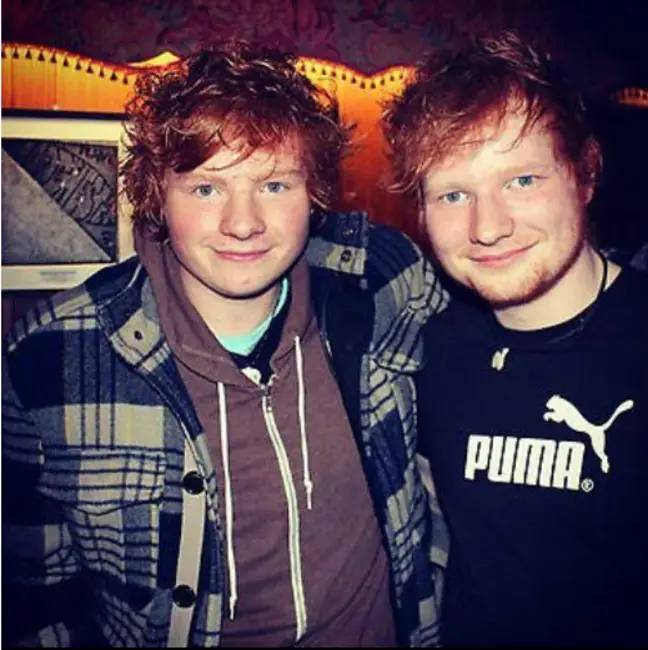 Ty Jones (left, I think) looks uncannily like Ed Sheeran. Credit: Ty Jones