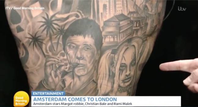 Take a look at that tat! Credit: ITV