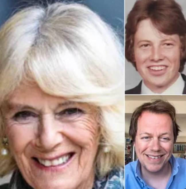 The Queenslander took to Facebook earlier this month to post side-by-side snaps of himself, Camilla and her son Tom Parker Bowles. Credit: Facebook/PrinceSimonCharles