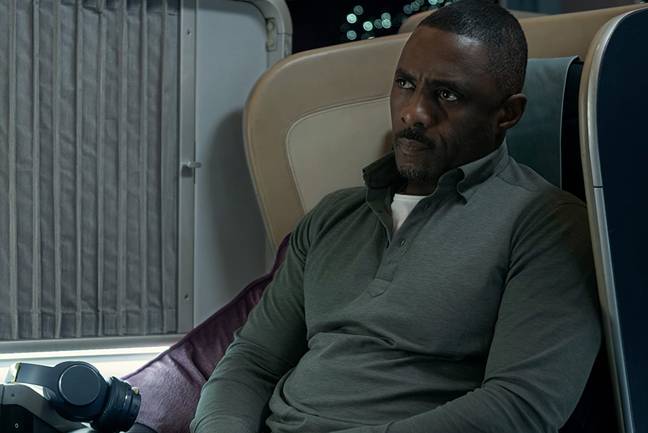 Idris Elba plays Sam in Hijack. Credit: Apple TV+
