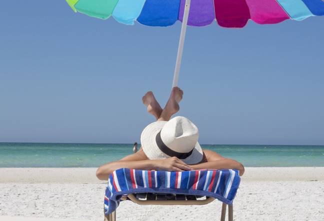 The 48-year-old was said to have been sunbathing when she was struck. Credit: Pixabay