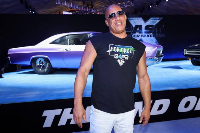 Diesel wore a top dedicating the new film to Walker. Credit: REUTERS / Alamy Stock Photo