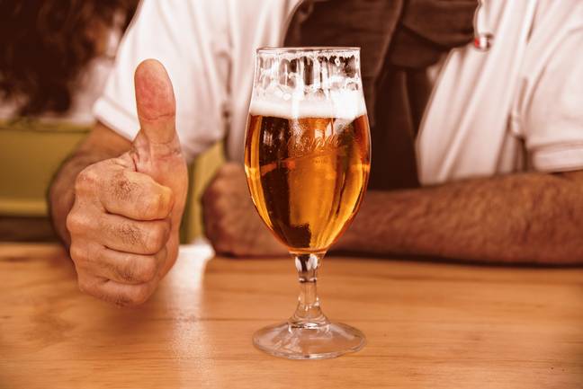 This guy loves a beer. Credit: Pixabay