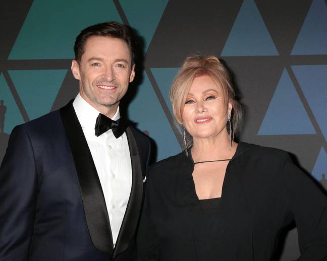 Jackman joked he wouldn't work with Jolie if his wife doesn't work with Brad Pitt. Credit: Kathy Hutchins/Alamy Stock Photo