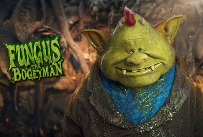 If you have green snot today, congratulations, you match with Fungus the Bogeyman. Credit: Imaginarium Productions